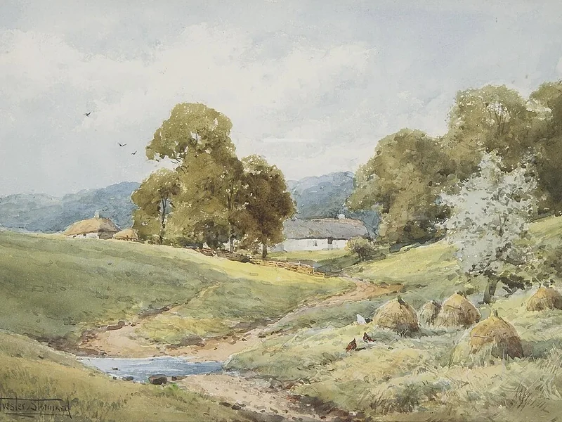 1870-Henry Stannard - Nei pressi di Dalmally, nell'Argyllshire